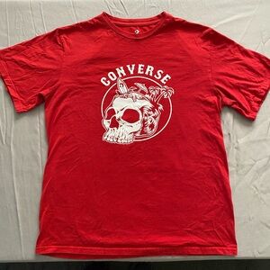 Converse Red Skull Graphic Tee